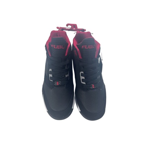 Fubu Mens Basketball Sneakers Size 8 Black & Red High-Top Athletic Shoes NEW - Picture 1 of 9